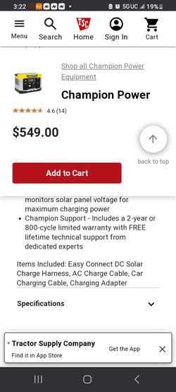 Champion Power Supply