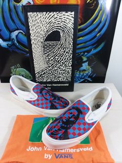 Vans X John Hamersveld OG Classic Slip On, Size 12 Men’s