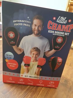 Kids boxing set, little champ