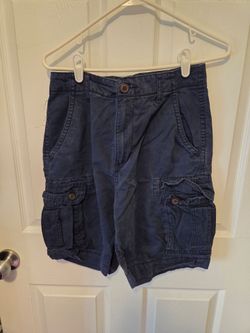 Arizona Navy Blue Cargo Shorts Size 28