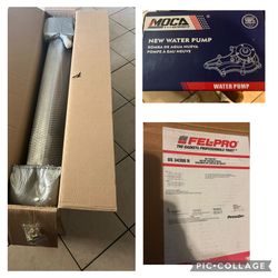 Water pump,radiator and oil pan set 