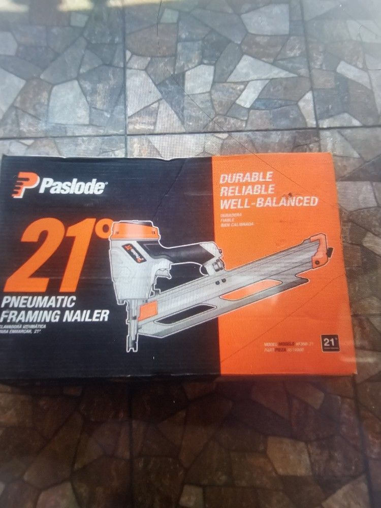 Paslode 21g Framing Nailer New