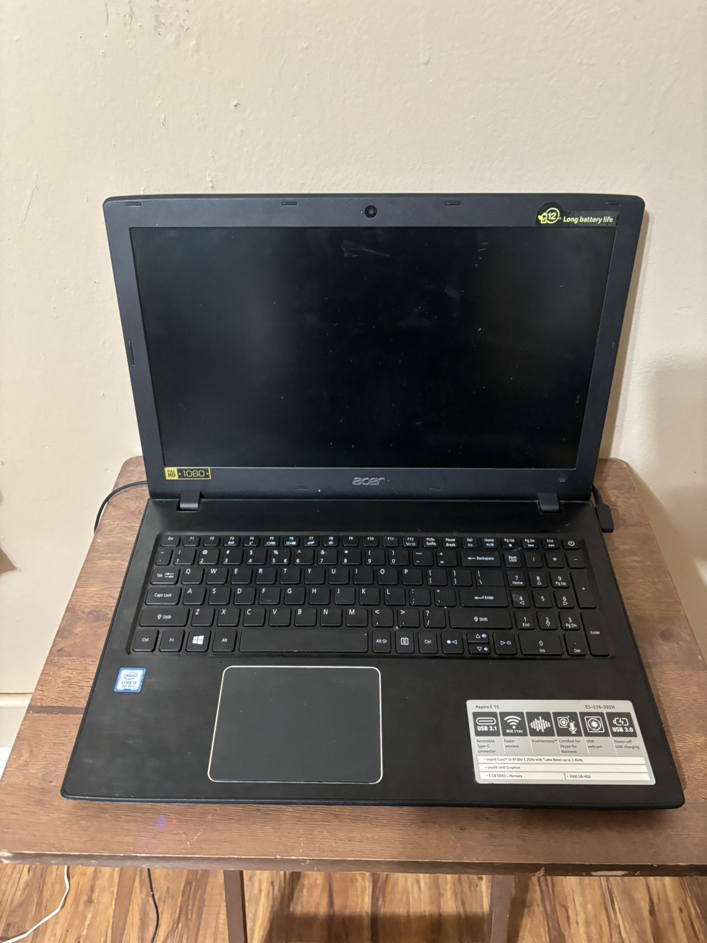 Acer Aspire 15 Black