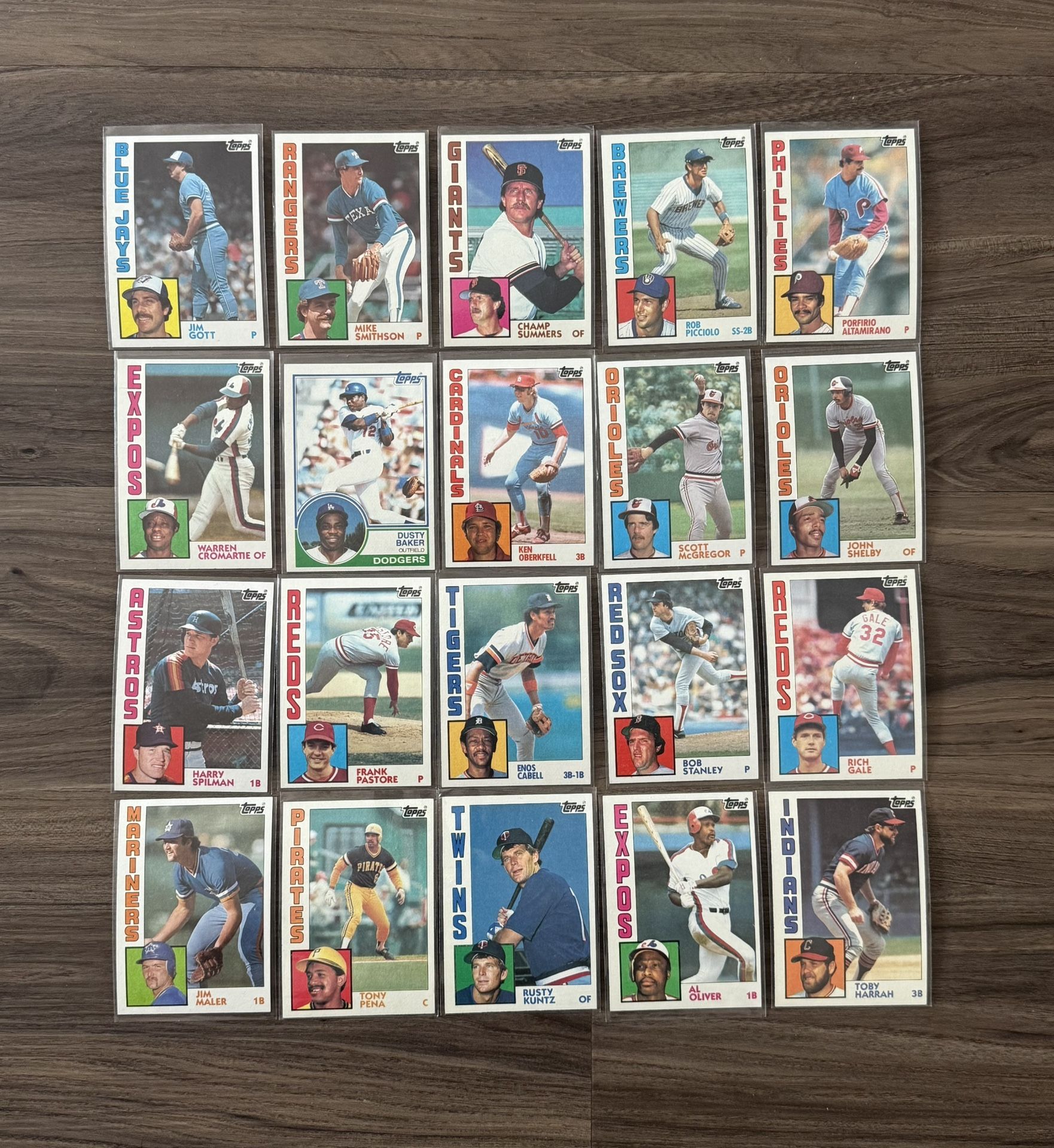 1984 Topps Vintage Baseball Cards (Lot)
