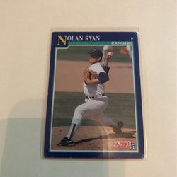 1991 NOLAN RYAN Score Baseball Card #4 Own This HOF er For Only $1 For A Key Card Of The Set ! 