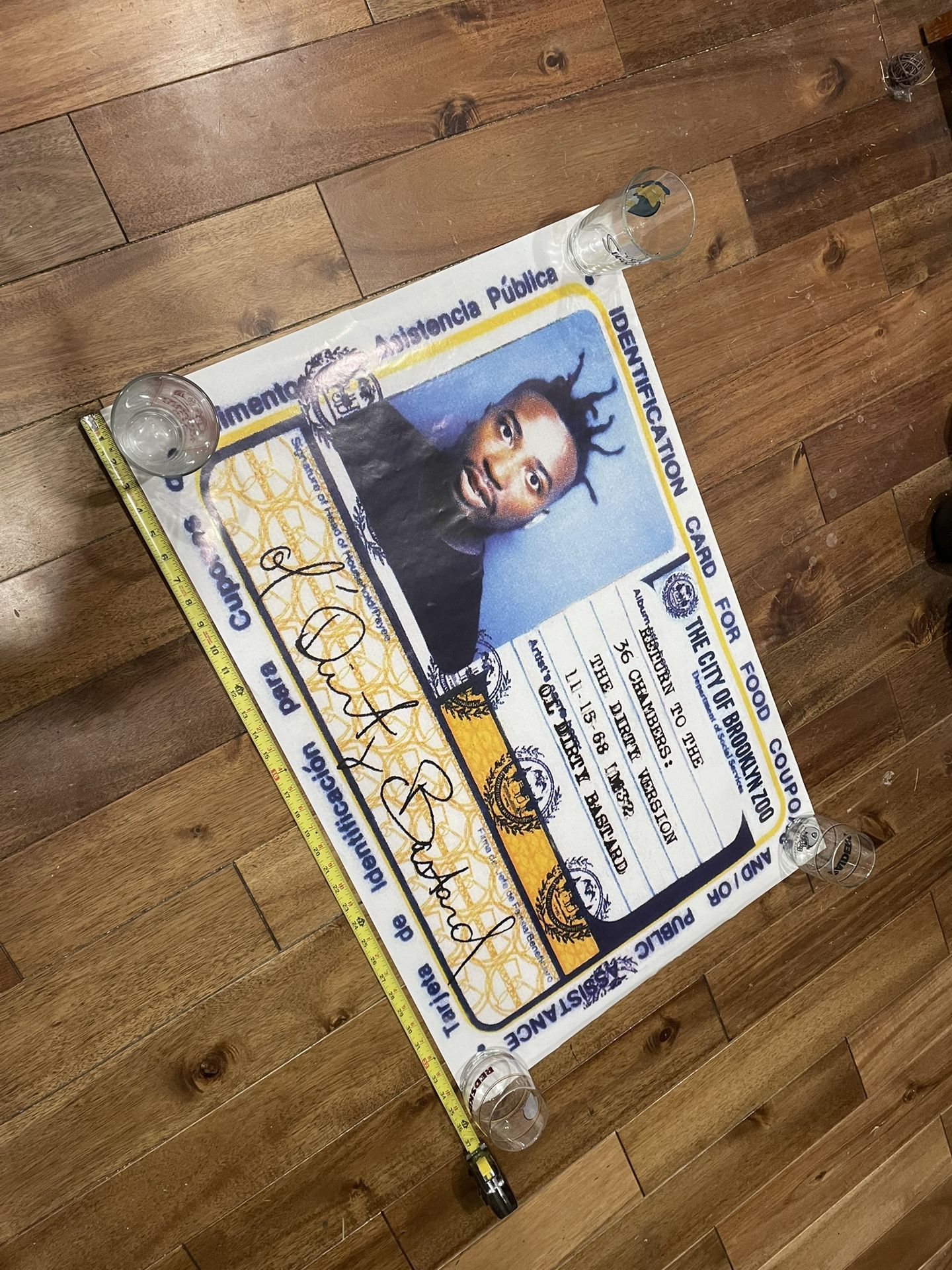Ol' Dirty Bastard - Return to the 36 Chambers The Dirty Version Poster 36x24” Wu-Tang Hip Hop