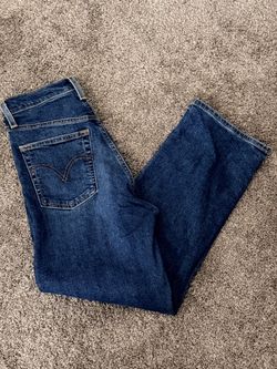 Levi's Dark Wash Denim - Ribcage Straight 29 x 27