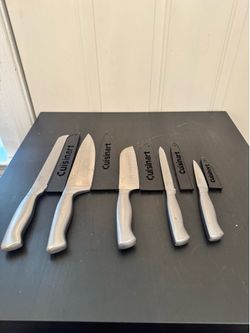 Cuisinart Elite Series 5-Piece Stainless Steel Knife Set With Sheaths/Covers