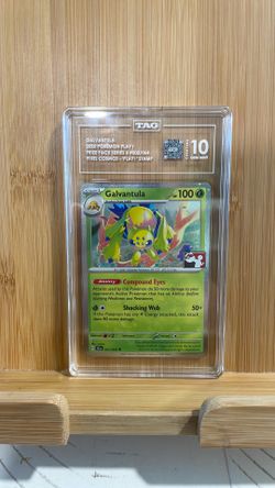 Galvantula 2025 pokemon PLAY! Prize pack series 6 #002/064 pixel cosmos play stamp TAG 10
