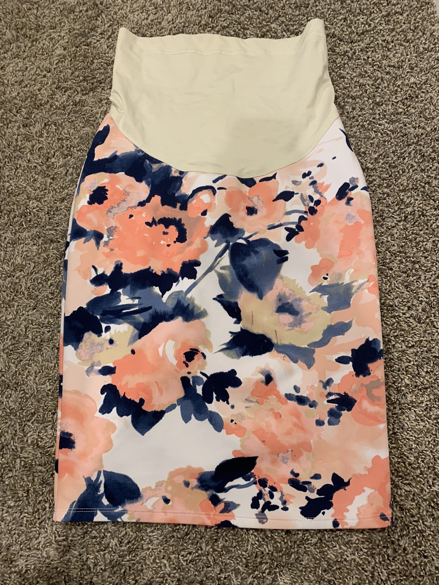 PinkBlush Maternity Pencil Skirt, Size Small