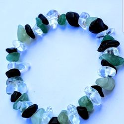 Kelpy Aqua Rocks Gemestones Bracelet 