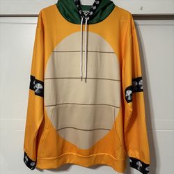 3D Printed Super Mario Bros. Bowser Hoodie Size XXL