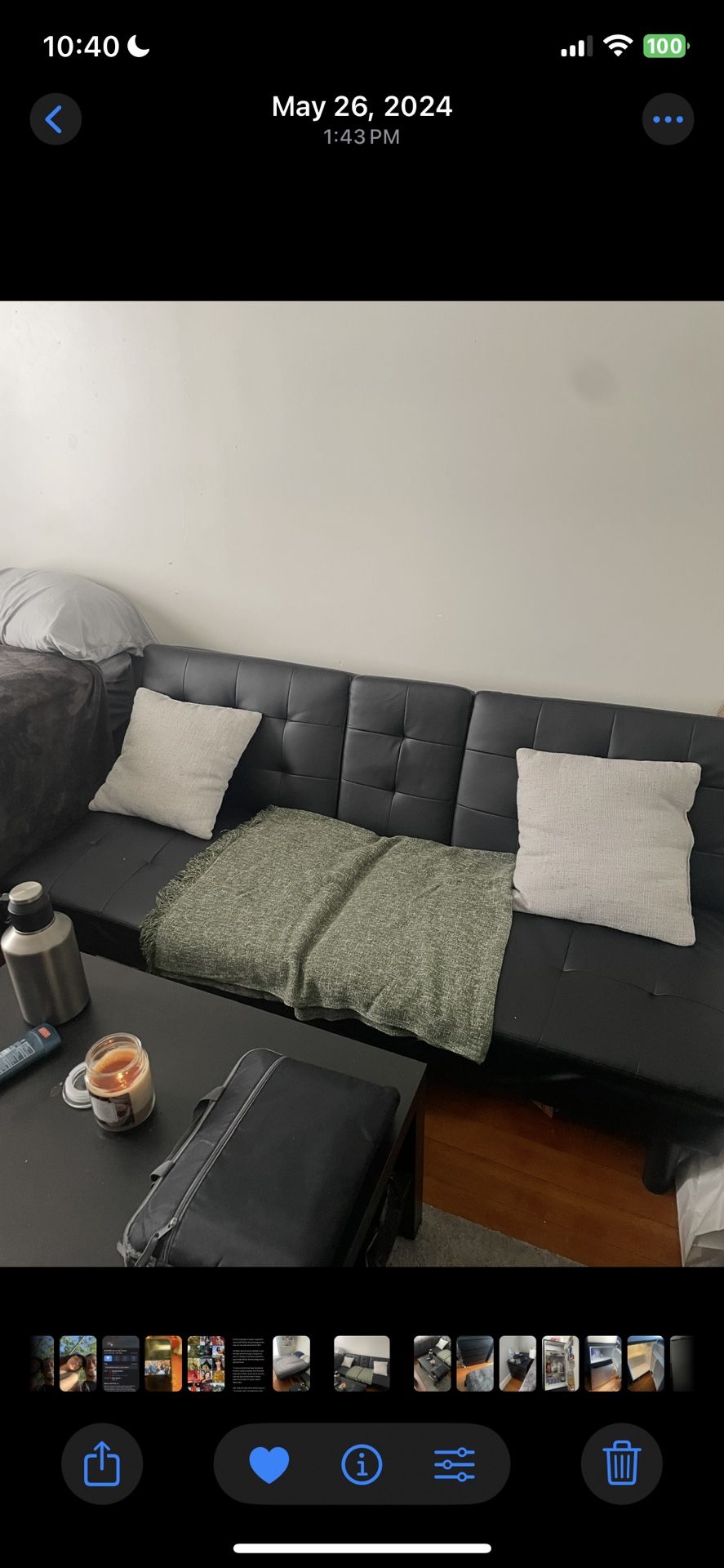 Foldable Futon Couch