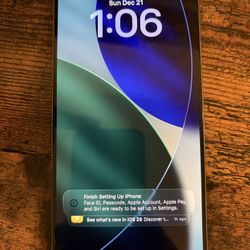 Att IPhone 15 pro Max Silver 256gb 