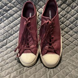 Converse Chuck Taylor All Star II Low Burgundy/White Leather M10.5