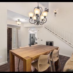 Crate And Barrel Yifanti Dining Table, Big Sur Dining Table