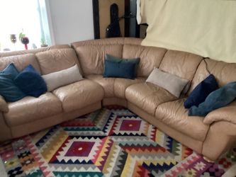 3 PC leather sofa