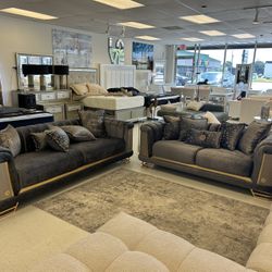 NEW SOFA & LOVESEAT