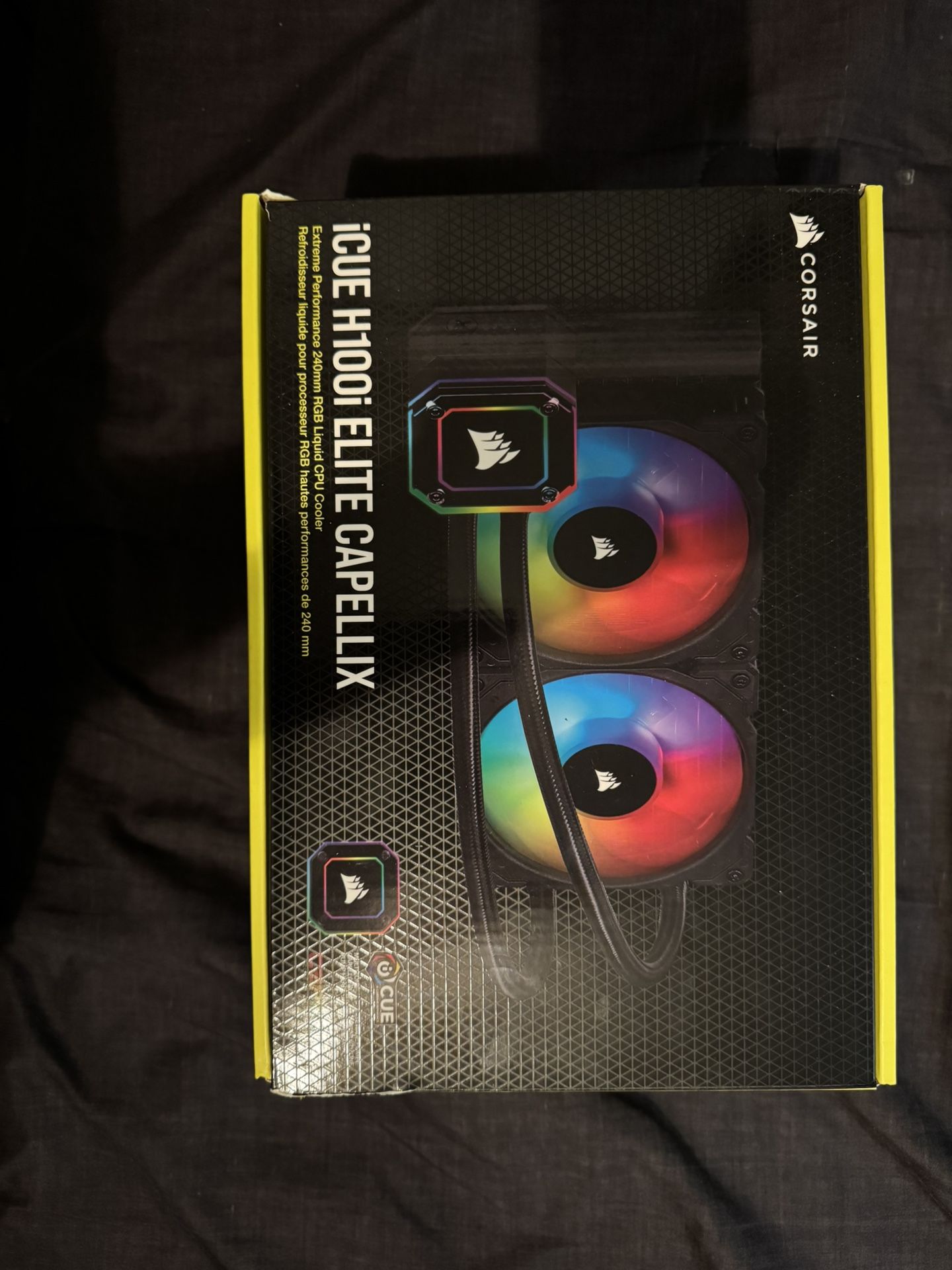 ICUE H100i ELITE CAPELLIX CPU COOLER FANS