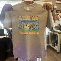Nintendo Switch Paper Mario T Shirt 