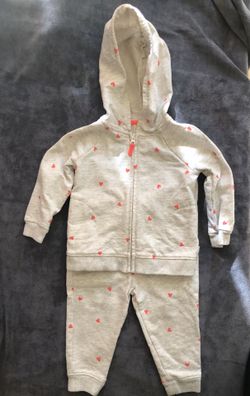Carters sweat suit