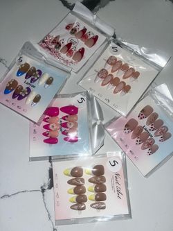 3D Flower Press on Nails