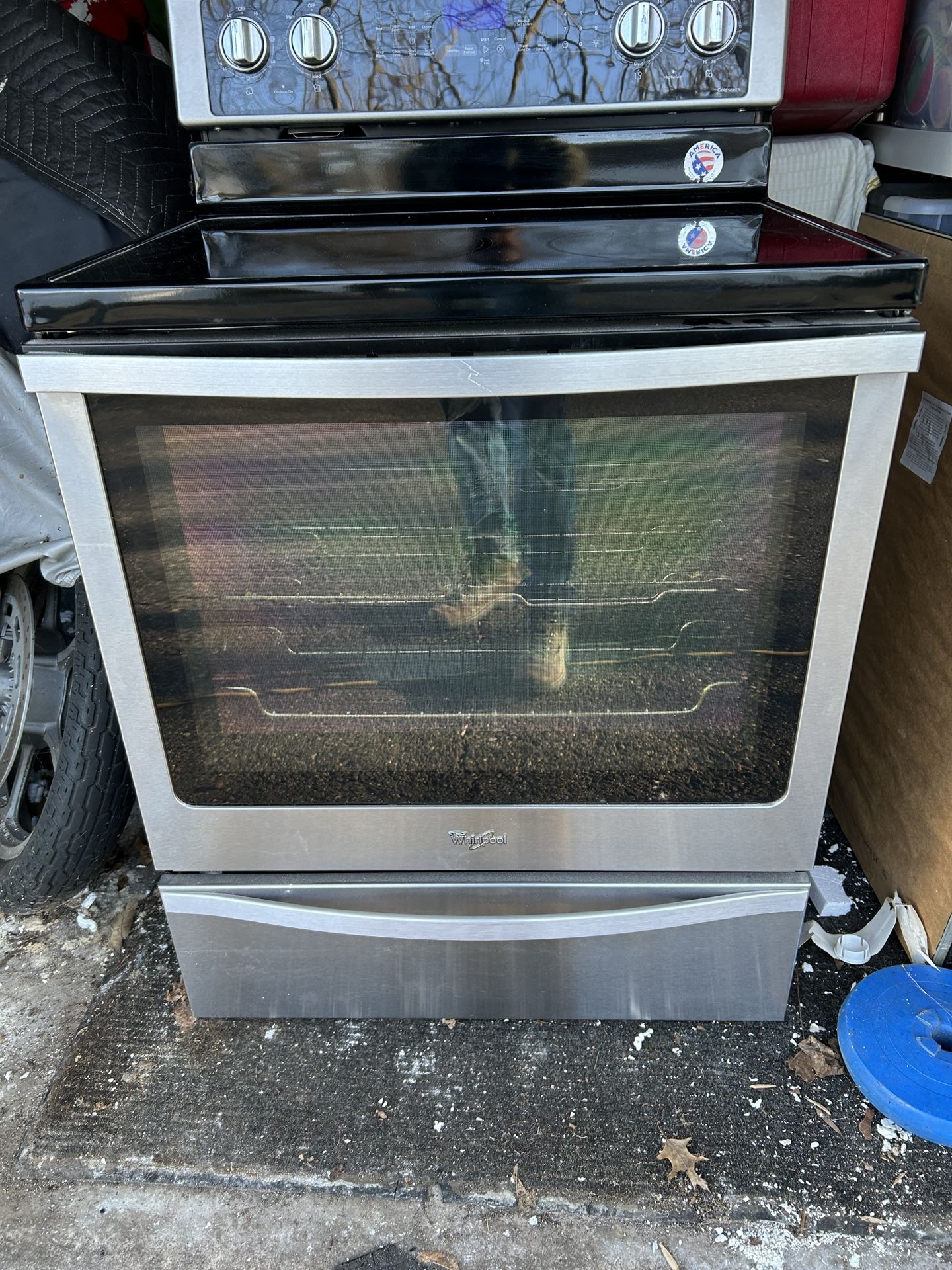 Whirlpool Electric Stovetop Oven