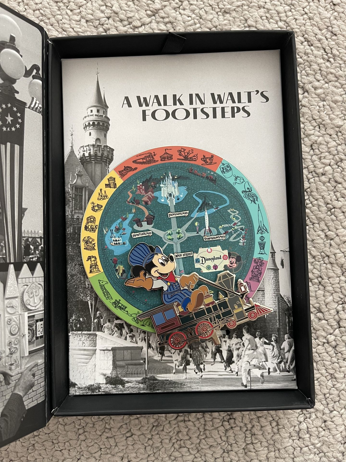 2023 A Walk In Walt’s Footsteps Limited Addition Train Jumbo Pin 500 LE
