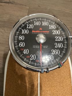 Professionals weighing scale