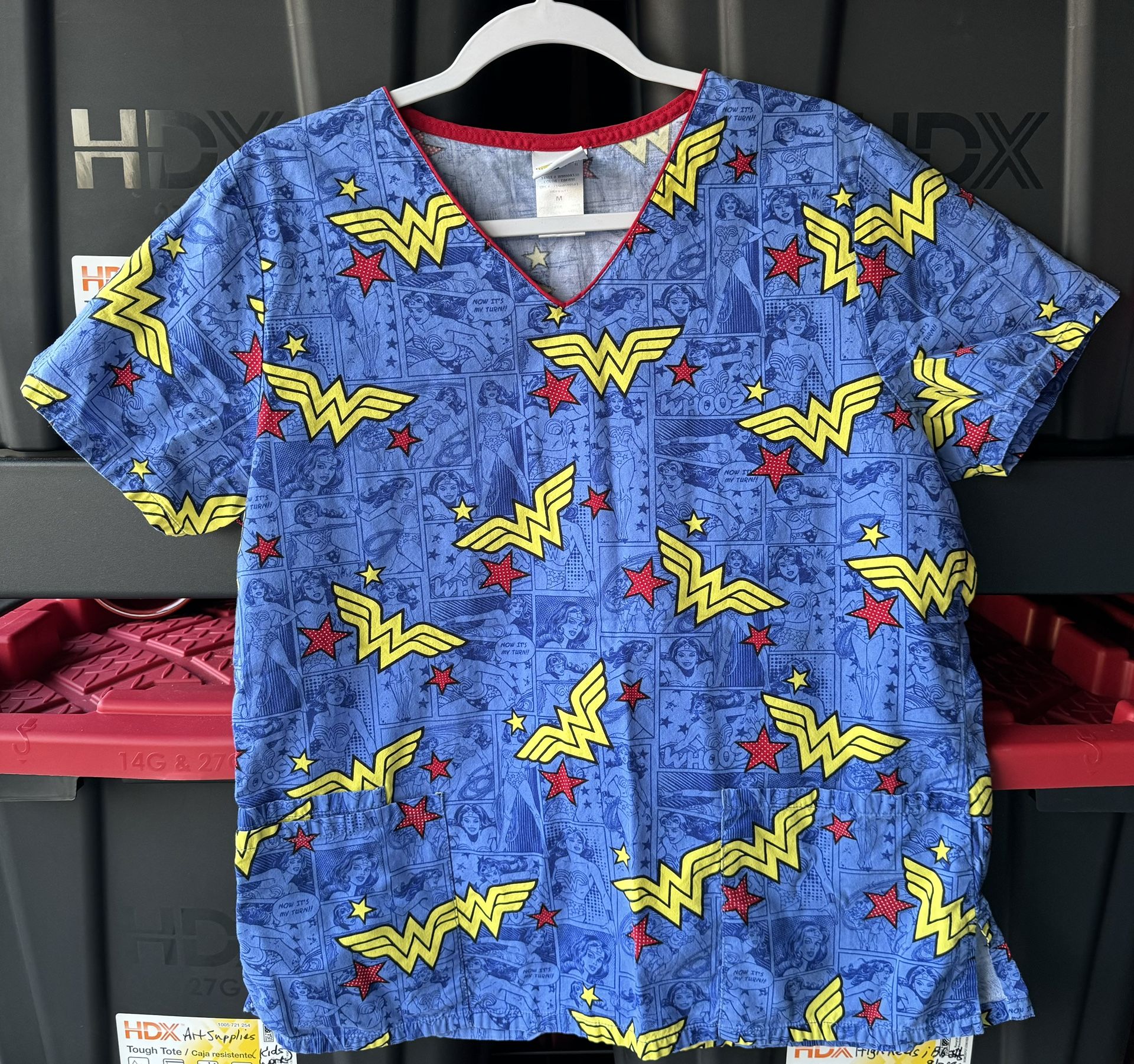 Wonder Woman Scrub size medium