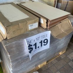 24”x12” Tile Sale!! Only $1.19/per Sq. Fr.