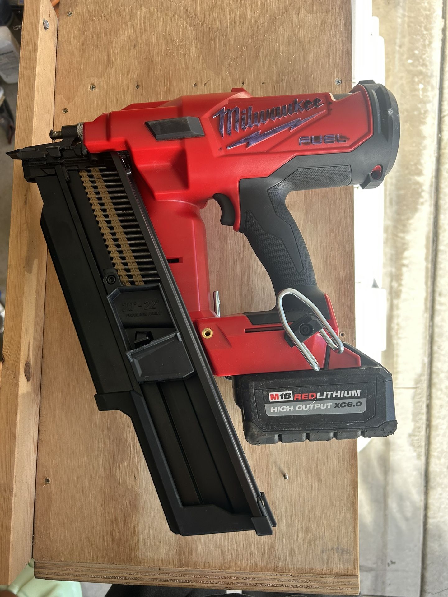 Milwaukee Battery Framing Nail Gun