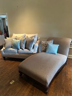 Chase Lounge, Love Seat, All Pillows