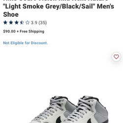 Nike Court Vision Mid Next Nature "Light Smoke Grey/Black/Sail" Men's Shoe
