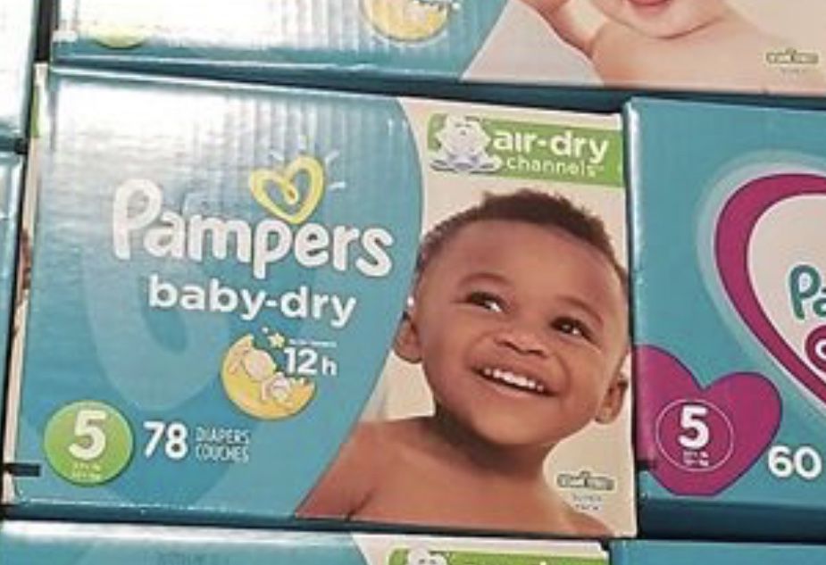 Pampers diapers size 5