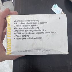 Ladder strap for ladder safety