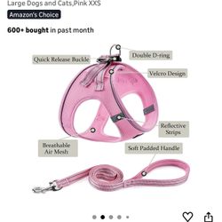 Leash Set , Pink New, 2 Pieces $6.00 Cats, Dogs 