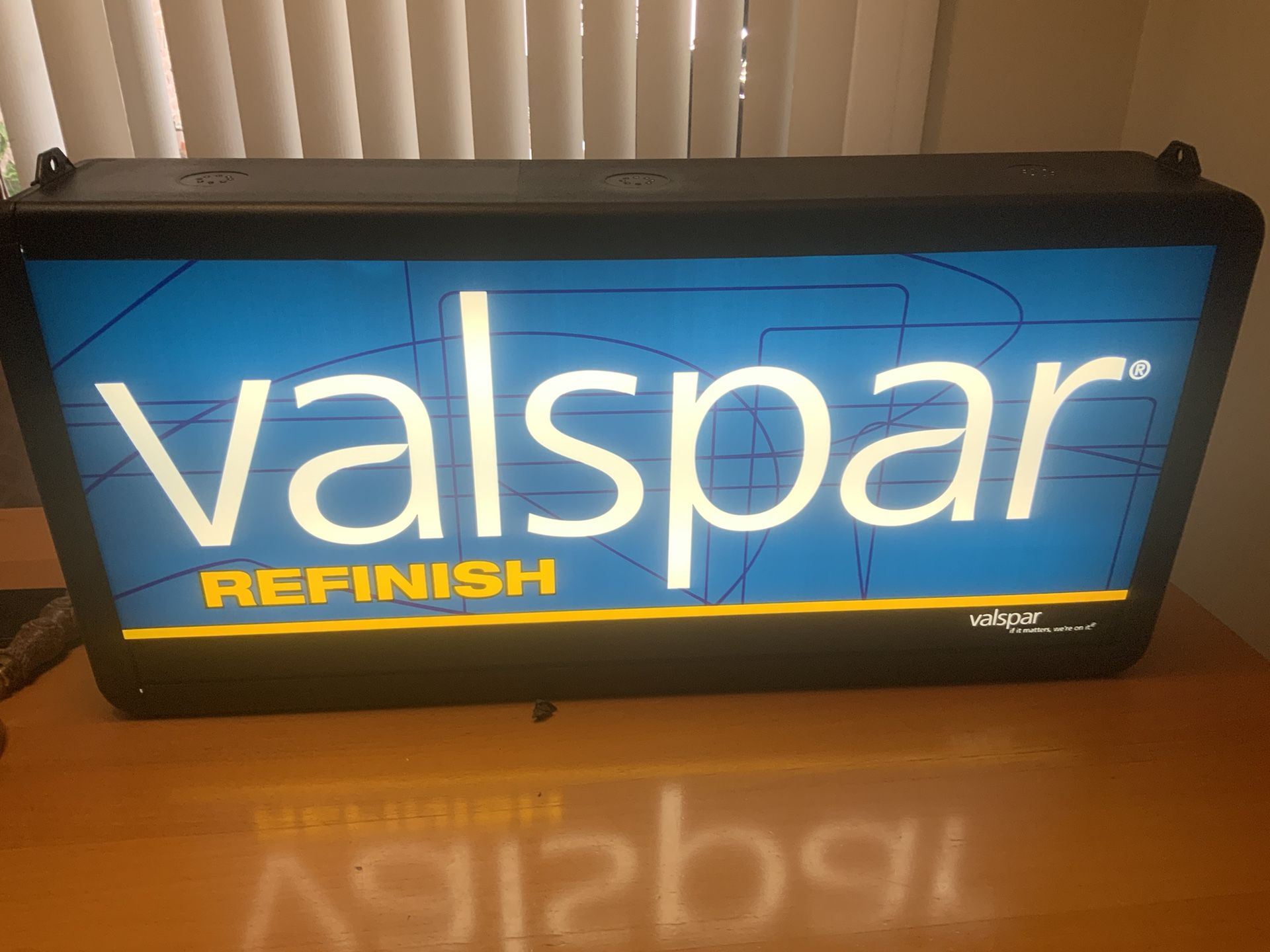 Valspar Lighted Paint Sign