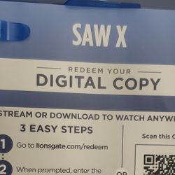 Saw X Digital Copy Only