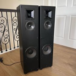 Klipsch SP1 speakers with Yamaha Receiver Amplifier