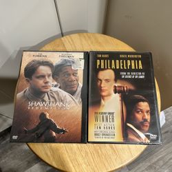 Philadelphia & Shawshank Redemption (New Sealed)