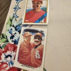 Tony Pena Baseball Cards Lot Of 12 Cards 