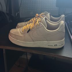 Nike customized cream air force 1