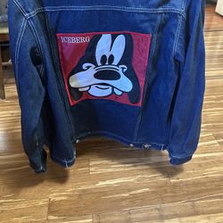 Vintage Y2K iceberg extra large, jean jacket with goofy