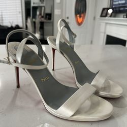 White Christian Louboutins