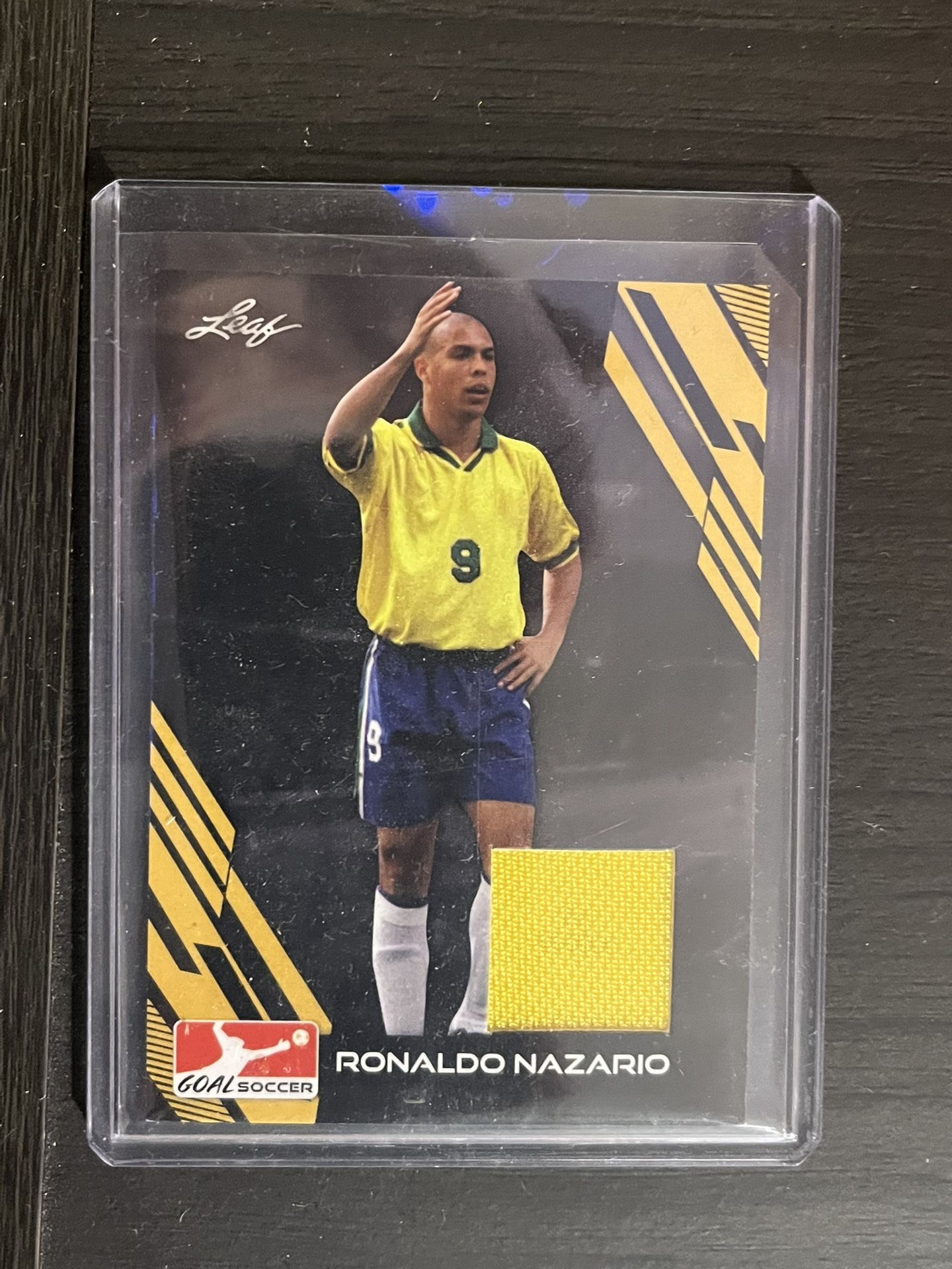 2023 Leaf Goal Soccer Ronaldo Nazario Relic
