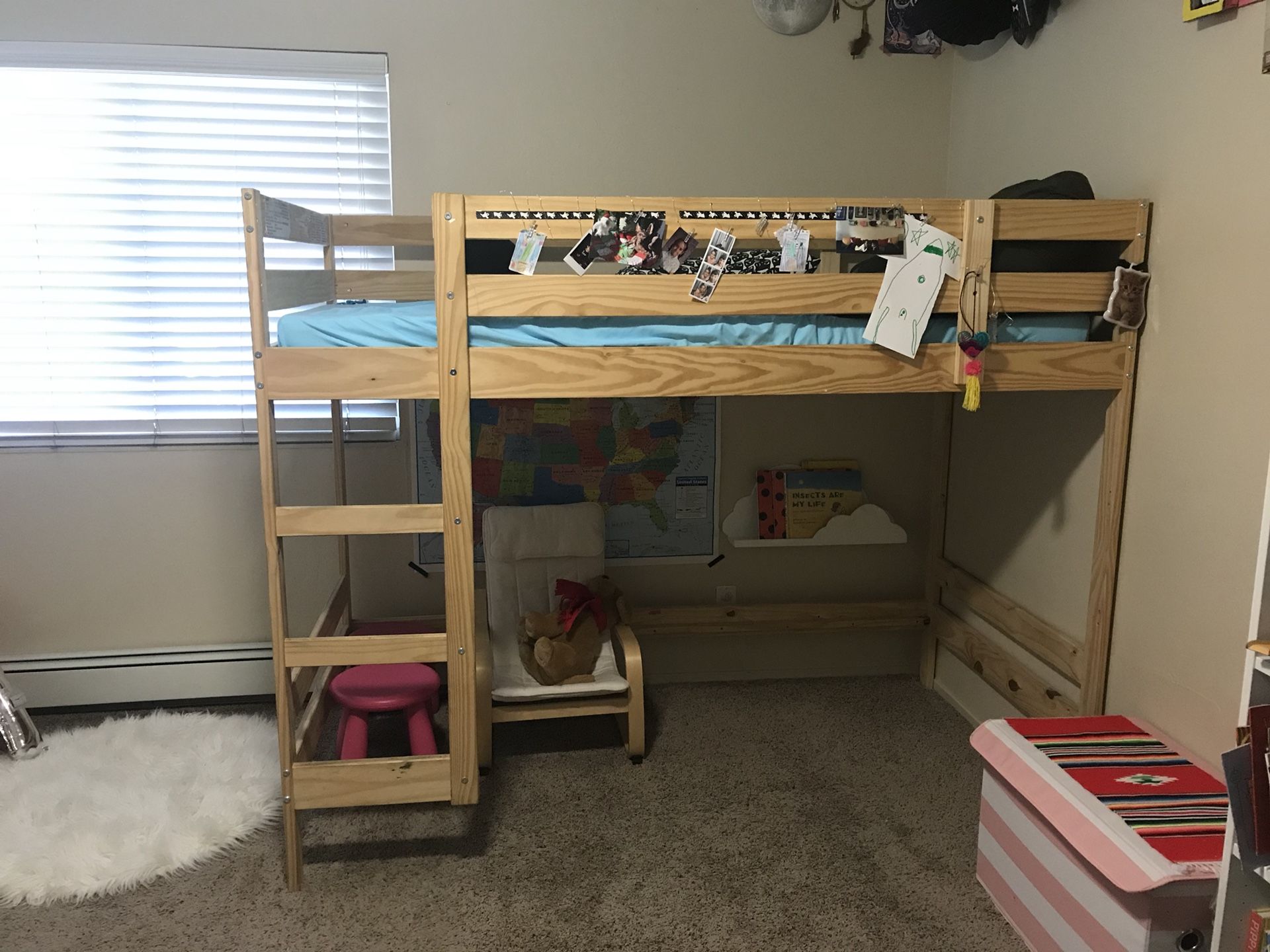 IKEA MYDAL loft bed