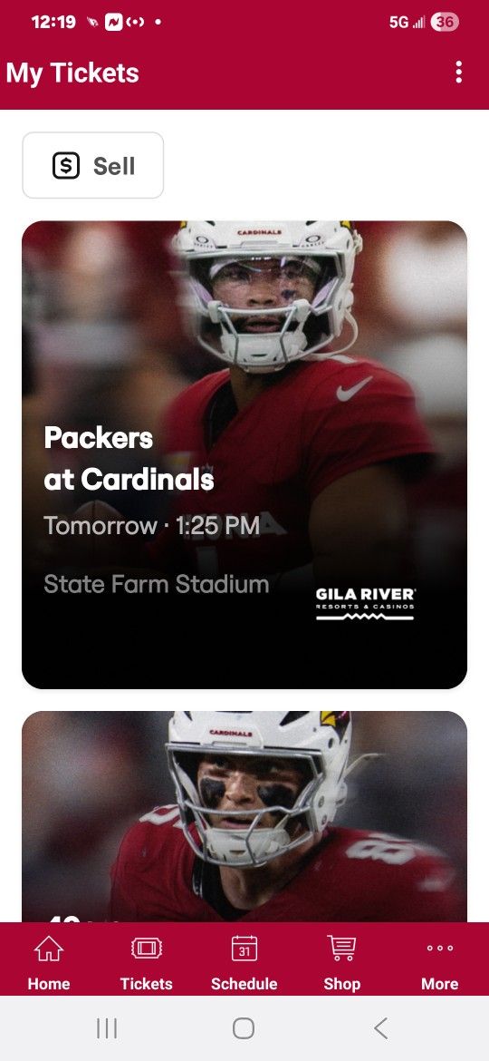 2 Lower Level  Tickets For Tomorrow's Game