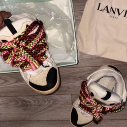 Lanvin curb sneakers