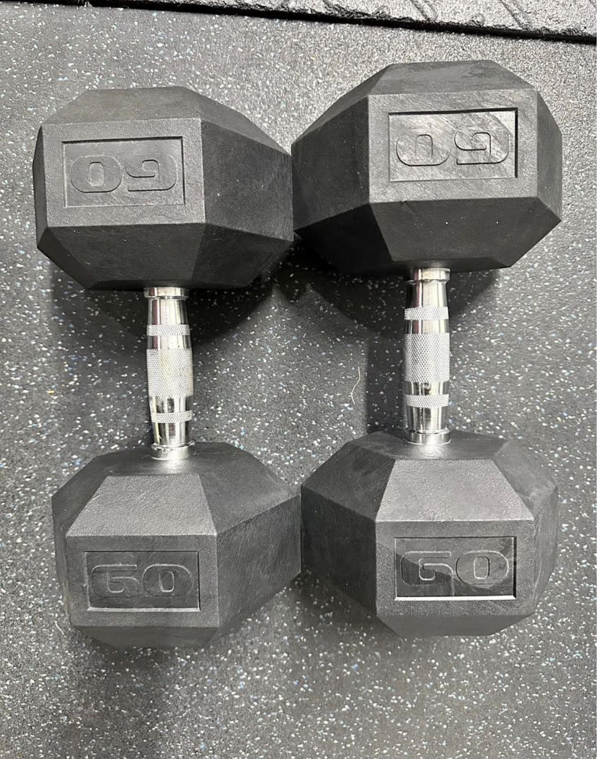 60.lbs X 2 Dumbbell Set
